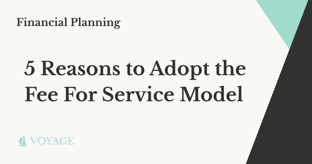 5 Reasons to Adopt the Fee-For-Service Model