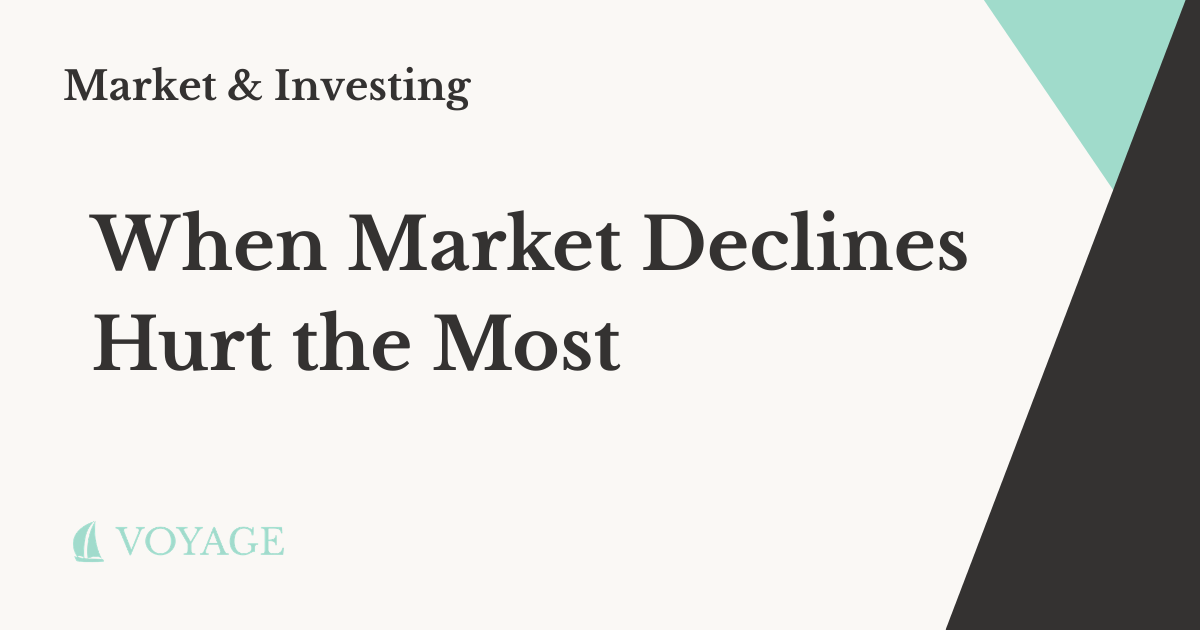 When Market Declines Hurt the Most